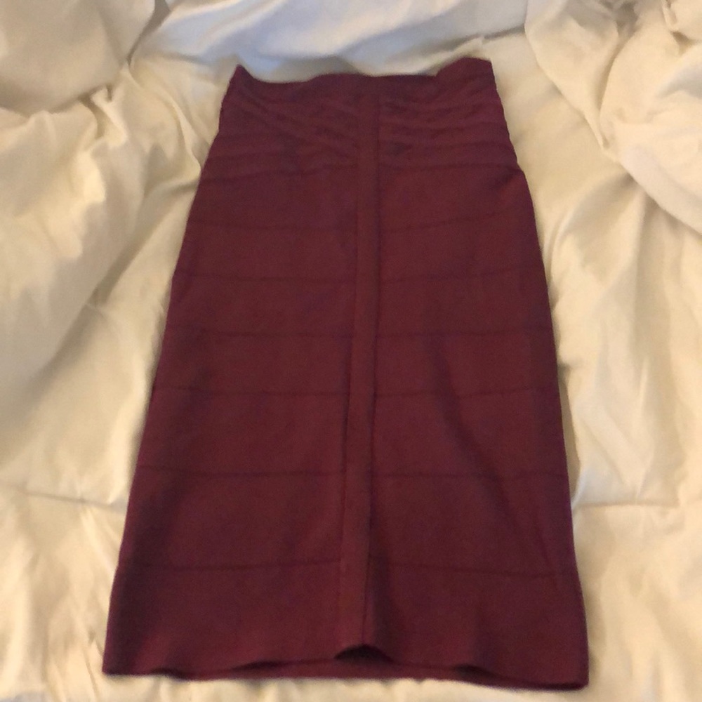Bebe high waisted bandage skirt
